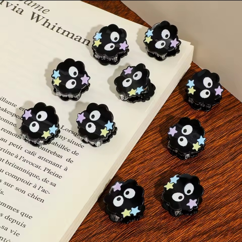 10 pc Soot Sprite Hair Clips